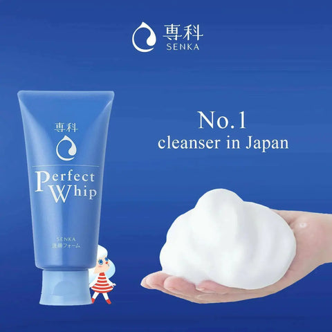 Shiseido - Senka Perfect Whip Face Wash 120g Miro Paris