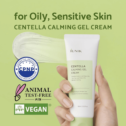 IUNIK-CentellaCalmingGelCream Certifications