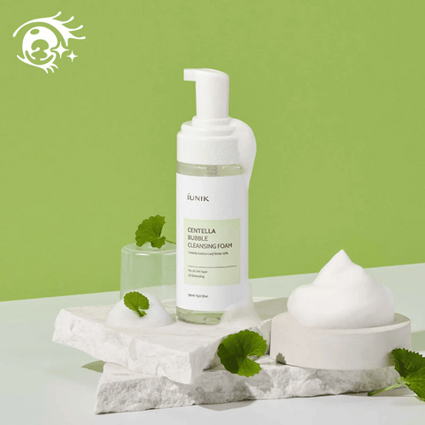 IUNIK Centella Bubble Cleansing Foam - Green