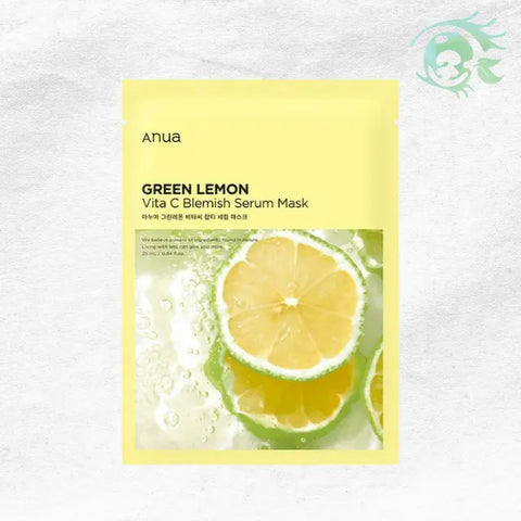 Anua - Green Lemon Vita C Blemish Serum Mask Miro Paris