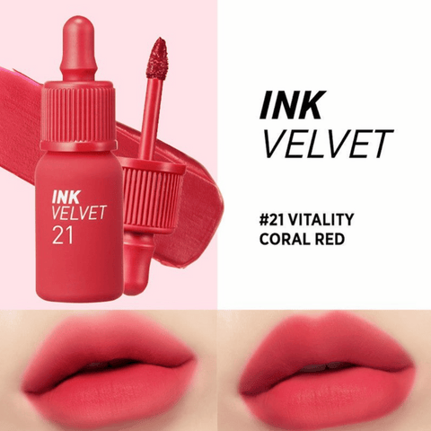 PERIPERA - Ink The Velvet-21-Vitality Coral Red