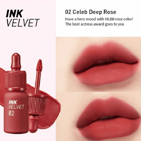 PERIPERA - Ink The Velvet-02-Celeb Deep Rose