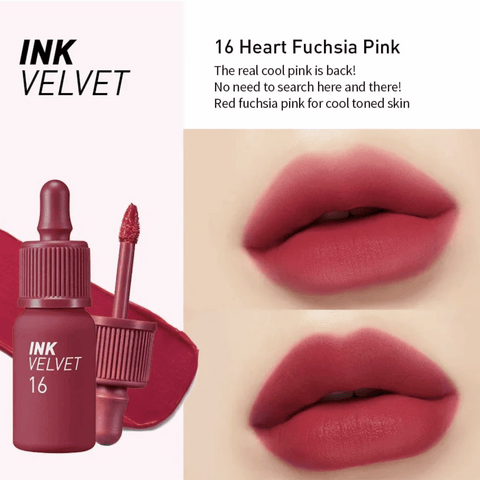 PERIPERA - Ink The Velvet-16 Heart Fuchsia Pink