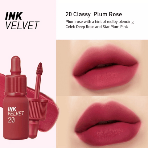 PERIPERA - Ink The Velvet-20 Classy Plum Rose