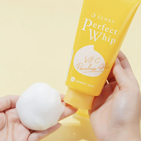 Shiseido - Senka Perfect Whip Yuzu Vit C Poreless Glow Face Wash Miro Paris