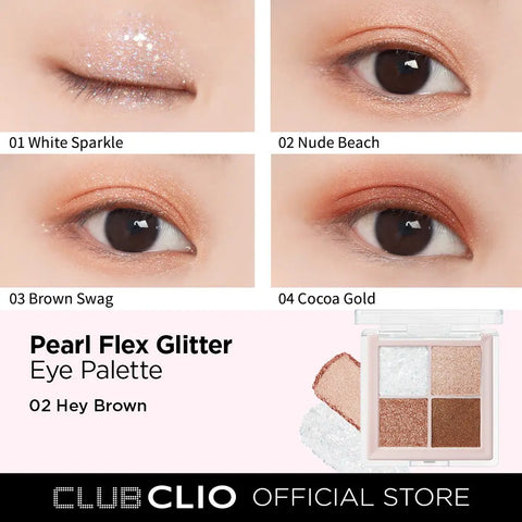 CLIO - TWINKLE POP Pearl Flex Glitter Eye Palette Miro Paris