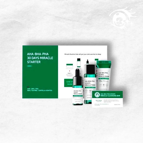 AHA, BHA, PHA 30 Day Complete Miracle Set [SOME BY MI] Mini Size