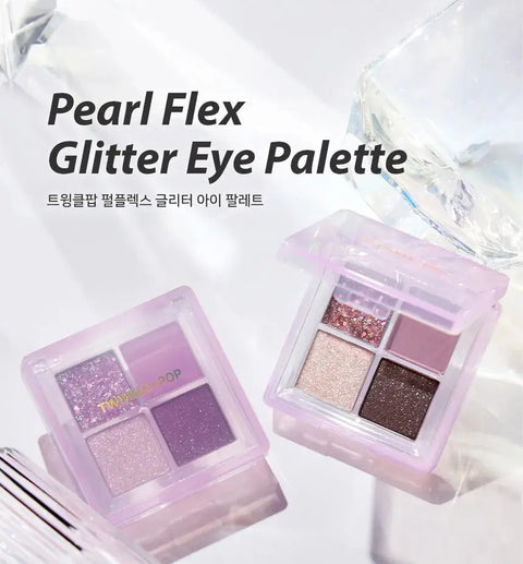 CLIO - TWINKLE POP Pearl Flex Glitter Eye Palette Miro Paris