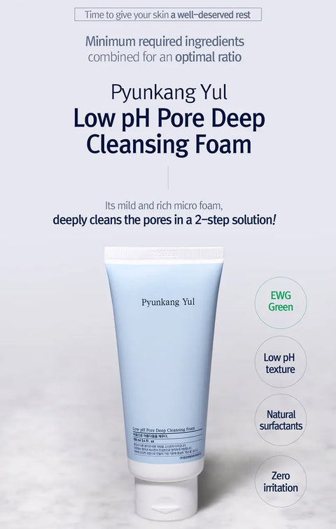 Pyunkang Yul - Mousse nettoyante Low pH Pore Deep Cleansing Foam